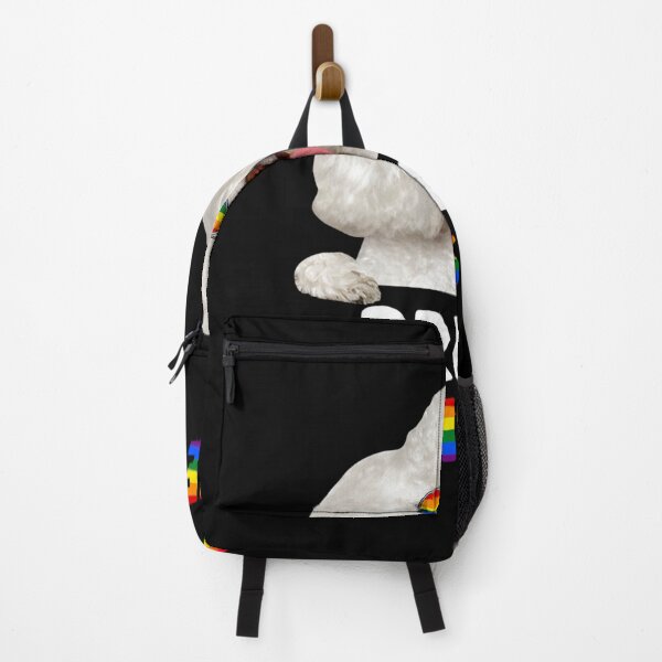 Item preview, POODLE GAY PRIDE DOG LOVER LGBT FUNNY RAINBOW FLAG designed and sold by sobriowslen.