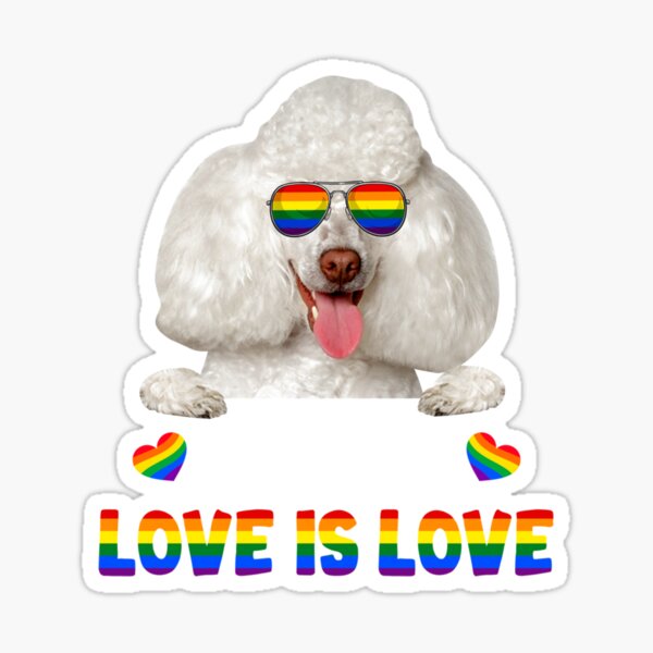 Vinilo decorativo perro huella LGBTI-GAY