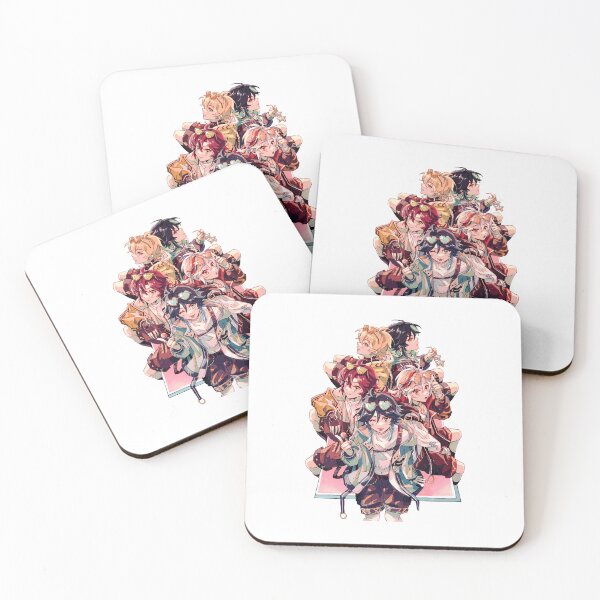 Item preview, Genshin Impact friends so cute designed and sold by LorryoChic.