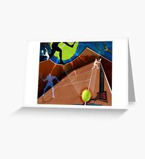 Tennis Greeting Card