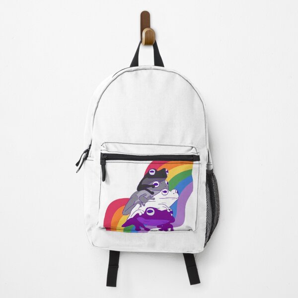 Item preview, Asexual Frogs on a Rainbow Road designed and sold by Finding Flowers.