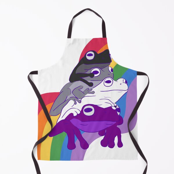 Item preview, Asexual Frogs on a Rainbow Road designed and sold by Finding Flowers.