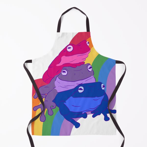 Item preview, Bisexual Frogs on a Rainbow Road designed and sold by Finding Flowers.