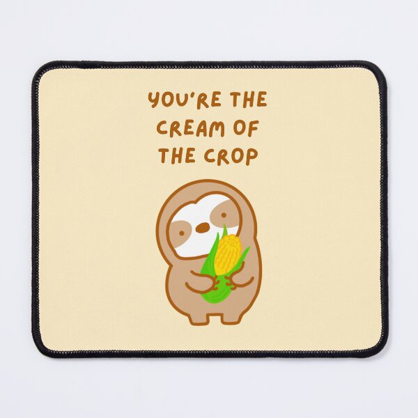 Item preview, You’re the Cream of the Crop Corn Sloth designed and sold by theslothinme.