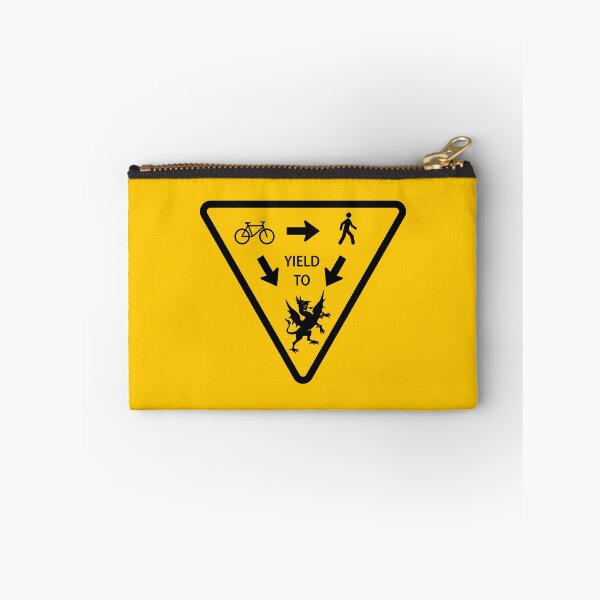 Item preview, Dragon Yield Sign designed and sold by Clusterfudge.
