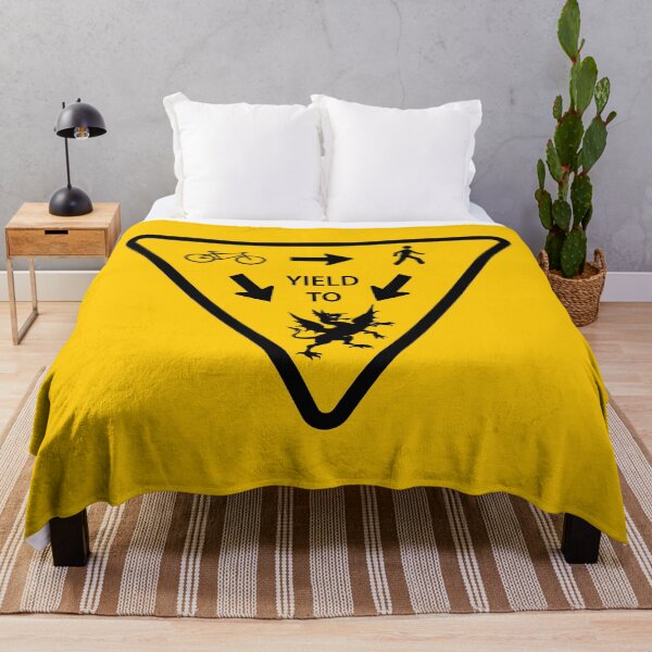 Item preview, Dragon Yield Sign designed and sold by Clusterfudge.