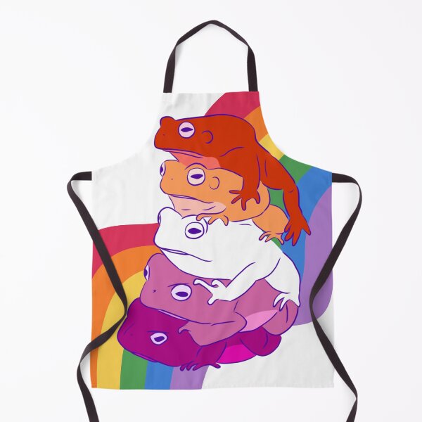 Item preview, Lesbian Frogs on a Rainbow Road designed and sold by Finding Flowers.