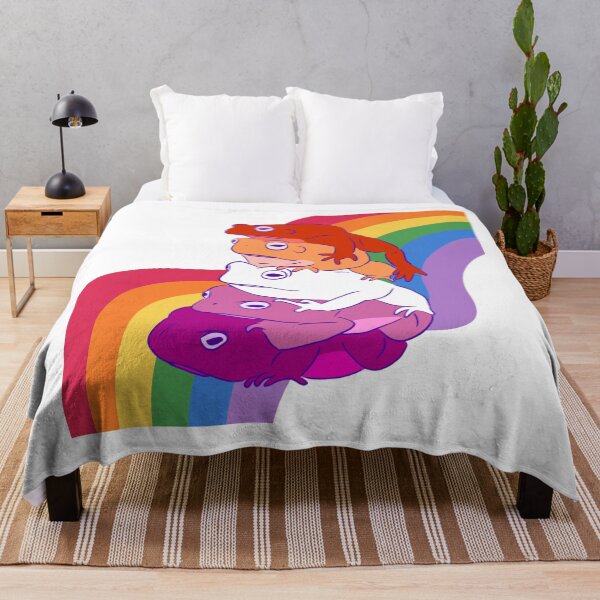 Item preview, Lesbian Frogs on a Rainbow Road designed and sold by Finding Flowers.