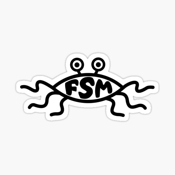 Item preview, FSM - Flying Spaghetti Monster designed and sold by pilcrow.