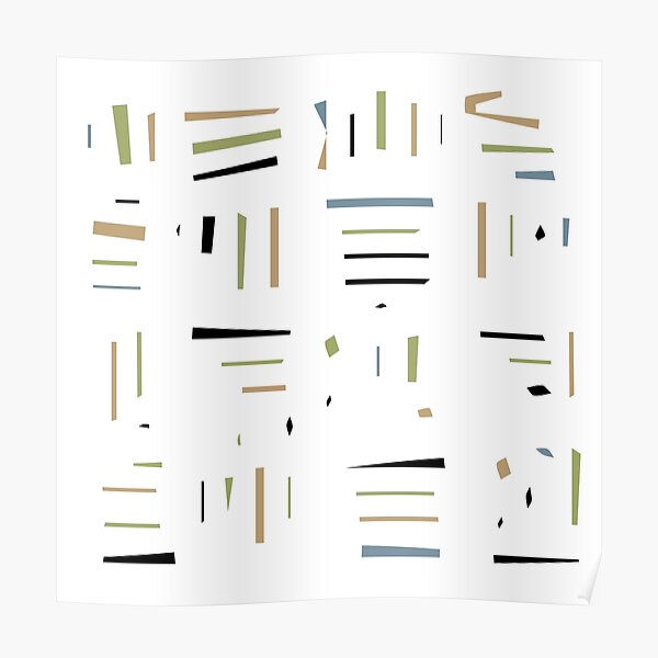 Line Pattern Poster