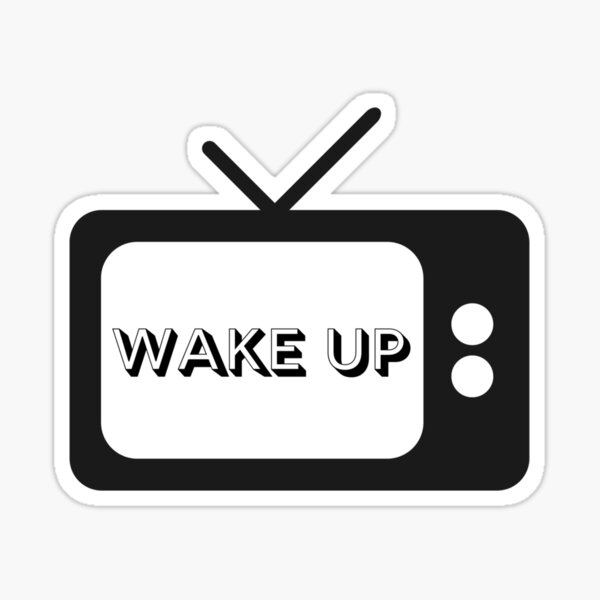 Item preview, Wake up TV  designed and sold by lovelylavenderJ.