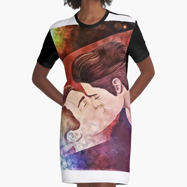 Chase and Terrence Graphic T-Shirt Dress
