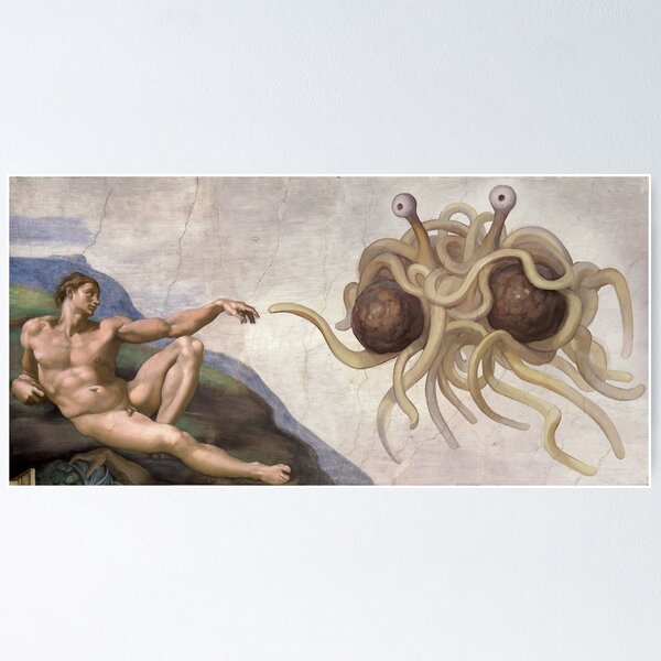 Item preview, FSM Touched by His Noodly Appendage designed and sold by pilcrow.