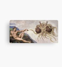 FSM Touched by His Noodly Appendage Canvas Print