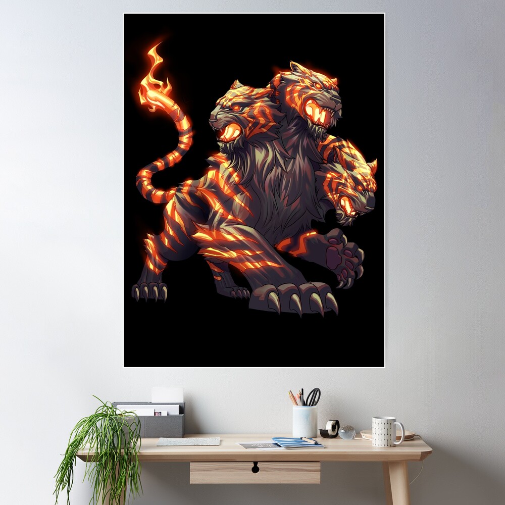 Tiger Tournament - Tiger Cerberus Poster for Sale by MMXXXII