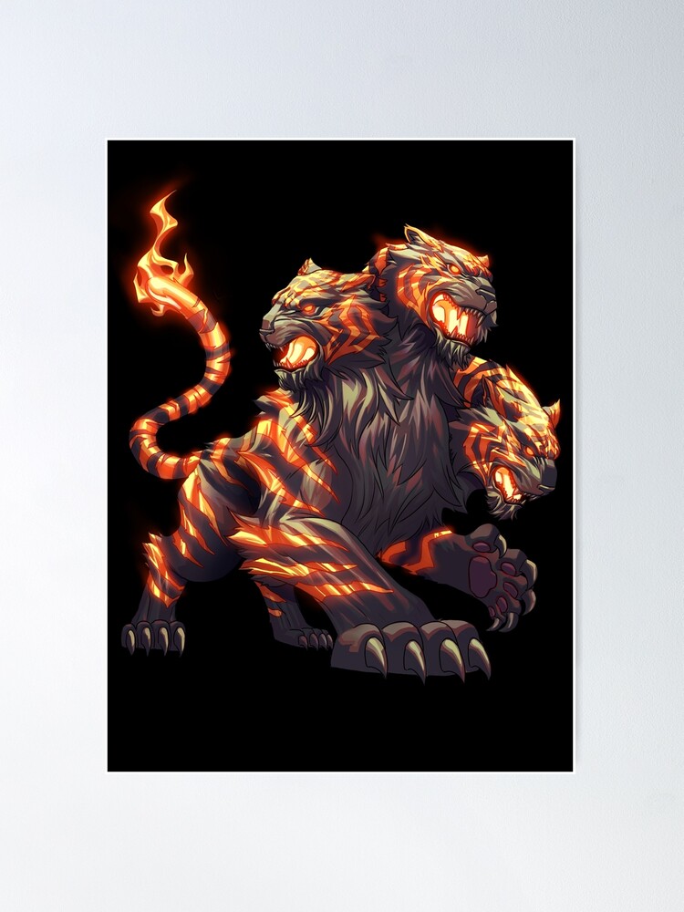 Tiger Tournament - Tiger Cerberus Poster for Sale by MMXXXII