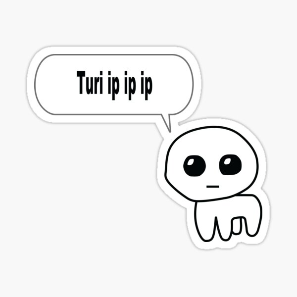 Vista previa del artículo con la obra «Turi ip ip ip TBH Criatura», diseñado y vendido por Rzera-.