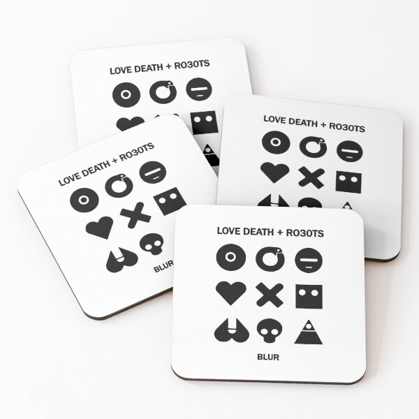 Item preview, Love Death Robots blur designed and sold by KimmieBap.