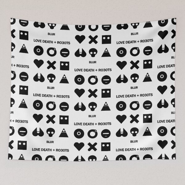 Item preview, Love Death Robots blur designed and sold by KimmieBap.