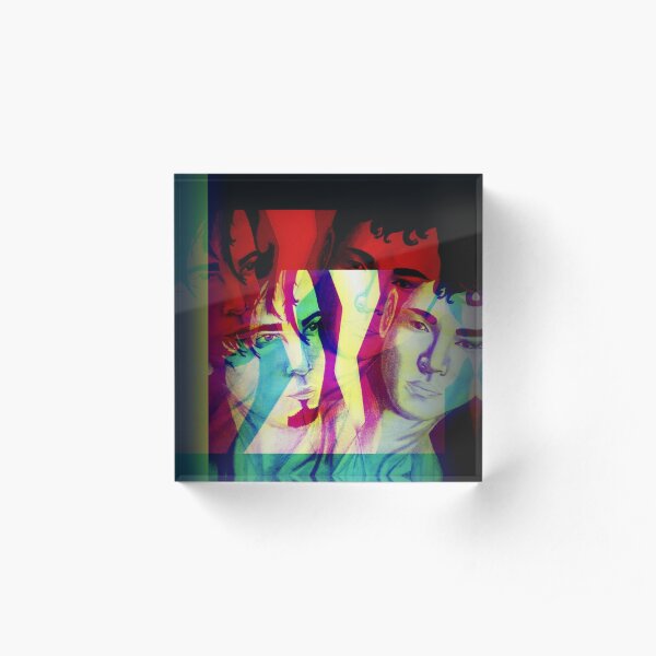 Akio and Brandon Acrylic Block