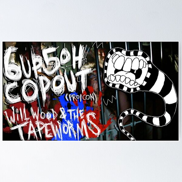 Item preview, Six Up The Will Tapeworms designed and sold by Kevinblanchard.