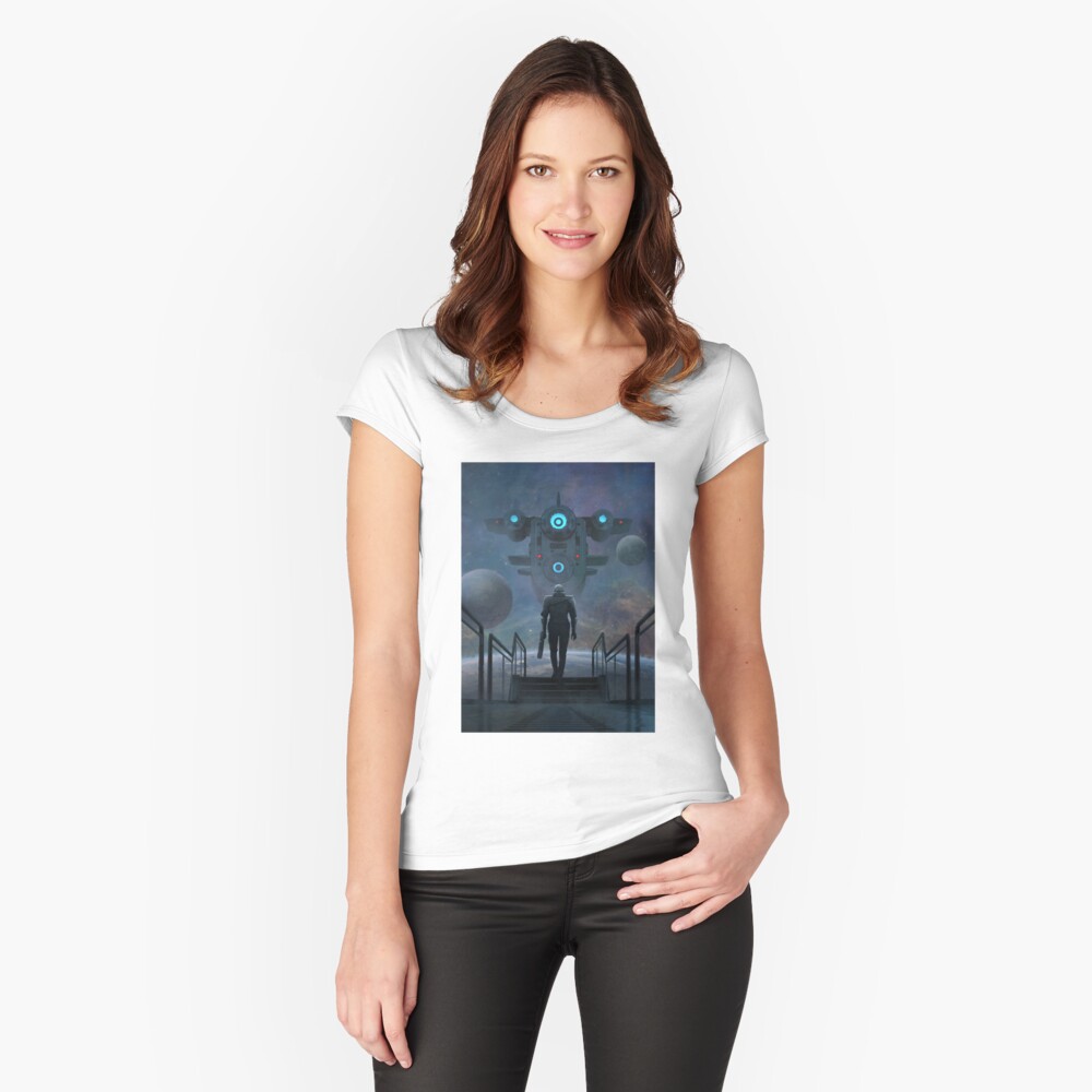 Item preview, Fitted Scoop T-Shirt designed and sold by ThienPhan444.