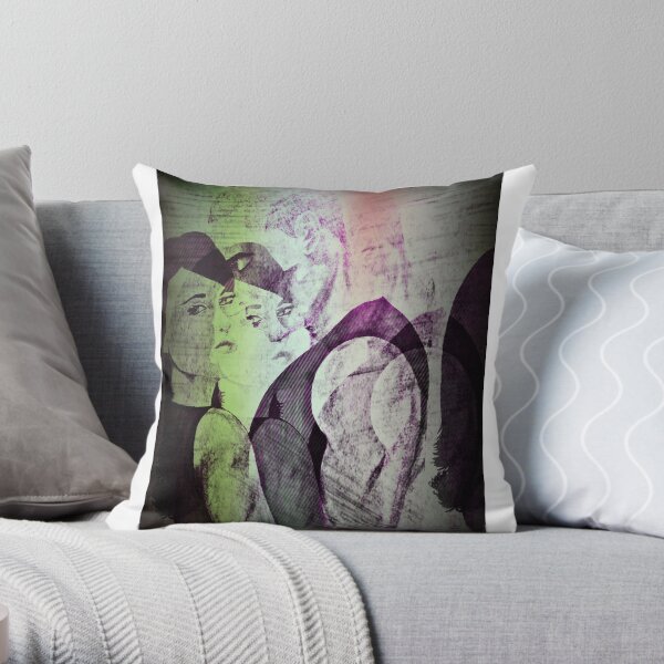 Cecilia and Tyreese Throw Pillow
