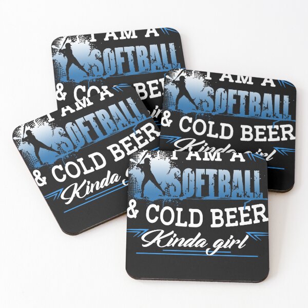 Item preview, I Am A Softball And Cold Beer Kinda Girl designed and sold by UnknownArtistt.