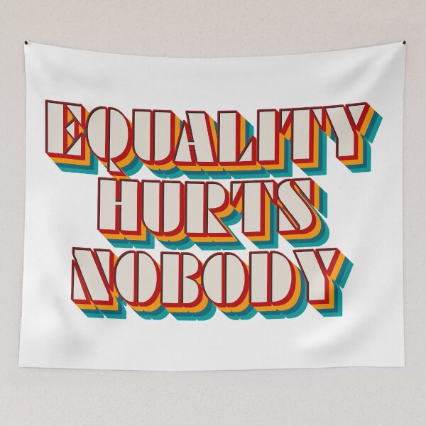 Item preview, Equality Hurts Nobody designed and sold by Texterns.