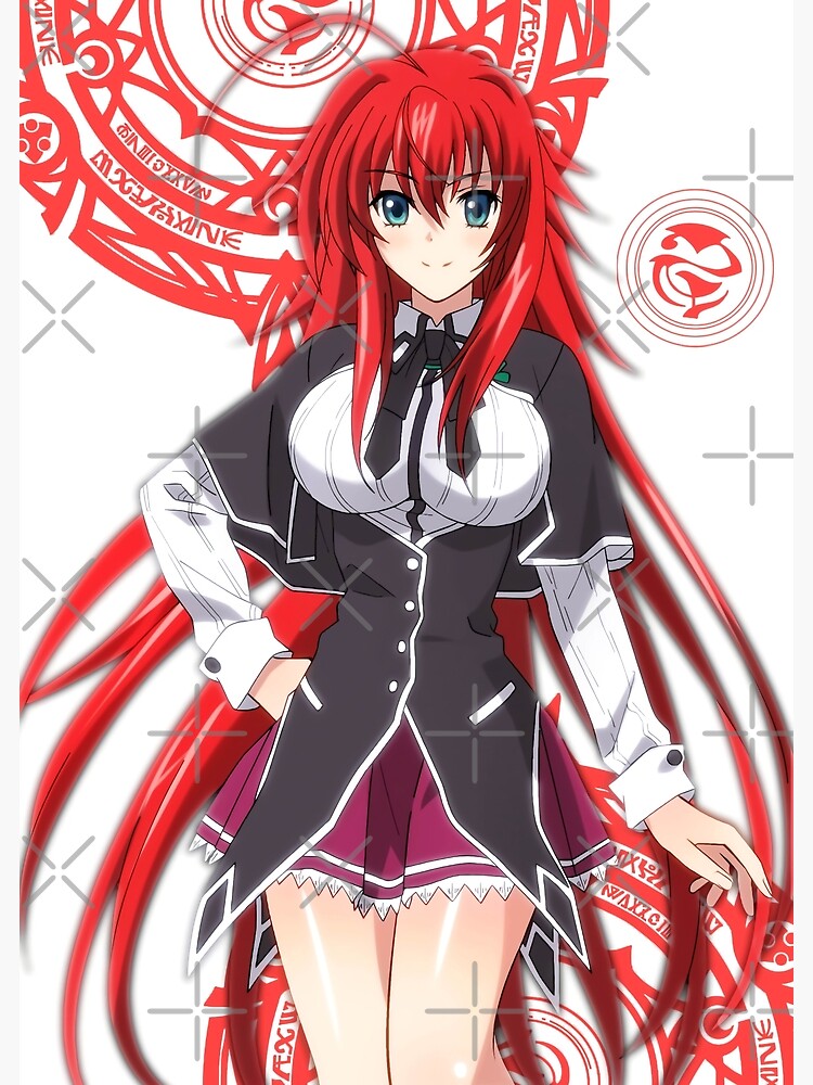 "Rias Gremory High School DxD Drawing For Otaku" Art Print for Sale by
