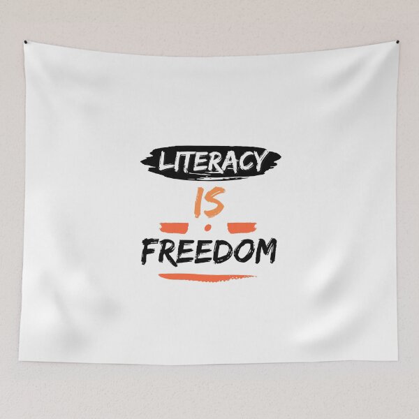 Item preview, literacy is freedom  designed and sold by Fashionunic7.