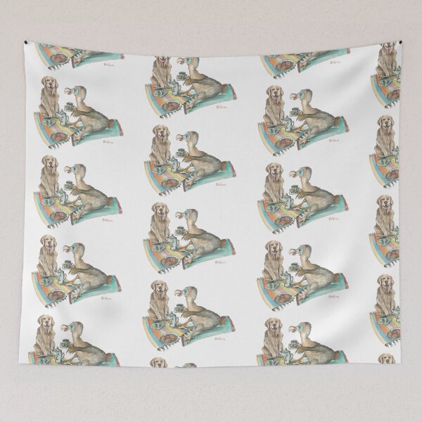 Item preview, Dodo and Dog Tea Party designed and sold by DodoGallery.