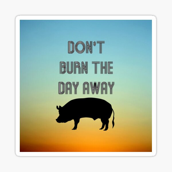 Item preview, DMB Pig sticker  designed and sold by DontBurnTheDay.