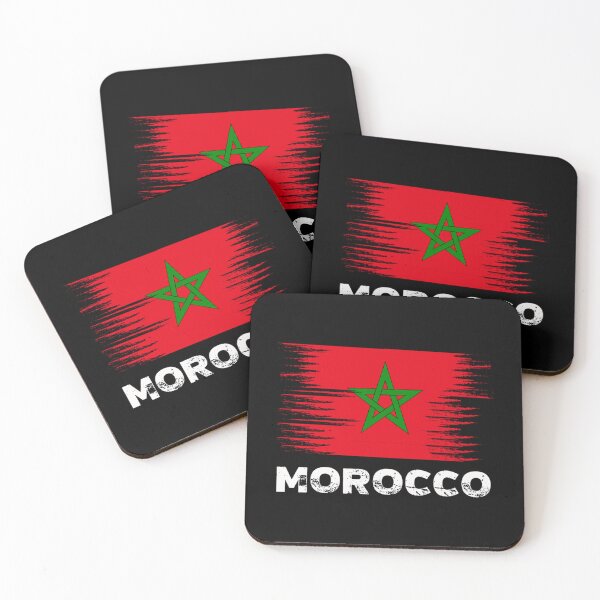 Item preview, Morocco Moroccan Flag Art Sports Soccer Football Gift Essential T-Shirt designed and sold by laureljusjv.