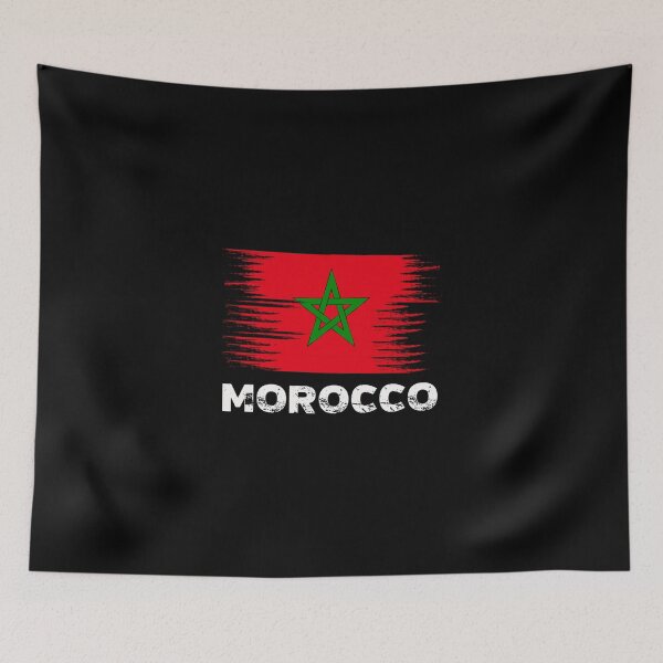 Item preview, Morocco Moroccan Flag Art Sports Soccer Football Gift Essential T-Shirt designed and sold by laureljusjv.