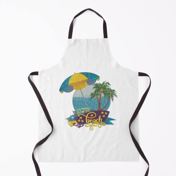 Item preview, Beach Embroidery Designs designed and sold by Cre8iveSkill.