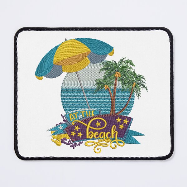 Item preview, Beach Embroidery Designs designed and sold by Cre8iveSkill.