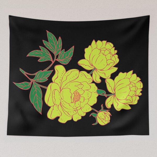 Item preview, Yellow Peonies designed and sold by HeadRubble.