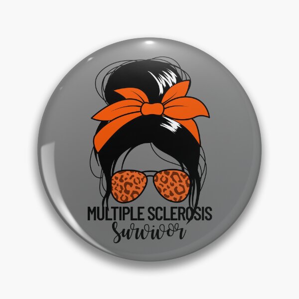 Artikelvorschau, Multiple Sclerosis Survivor Women's Messy Bun MS Warrior Gear entworfen und verkauft von DynamicDesign.