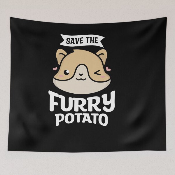 Item preview, SAVE THE FURRY POTATO CUTE HAMSTERS FOR A HAMSTER LOVER designed and sold by sobriowslen.