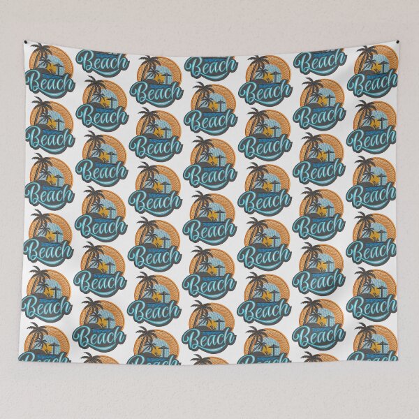 Item preview, Morning Beach Machine Embroidery Design designed and sold by Cre8iveSkill.