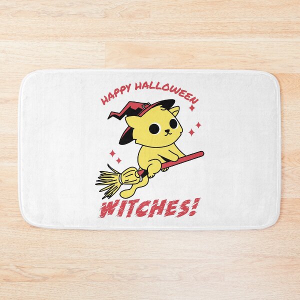 Item preview, Halloween Cat Riding the Broom designed and sold by LargeShop.