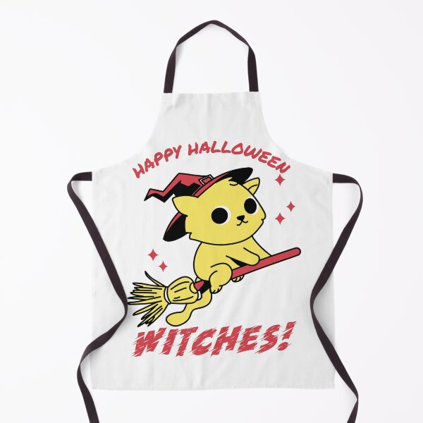 Item preview, Halloween Cat Riding the Broom designed and sold by LargeShop.