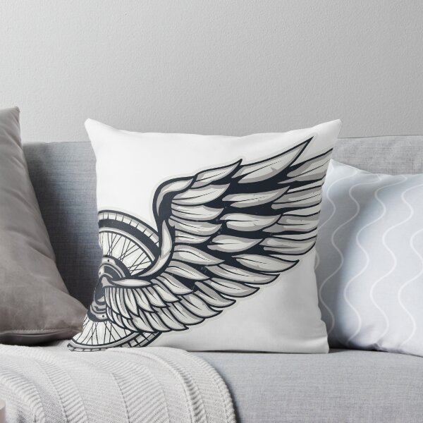 Item preview, Motorcycle wheel with wings designed and sold by thesmokeydogs.