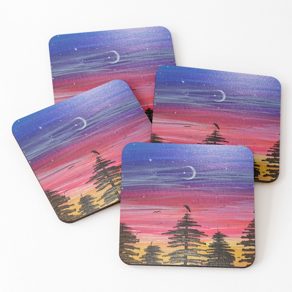 Item preview, Coasters (Set of 4) designed and sold by RudeColors.