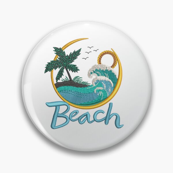Item preview, Beach Embroidery Designs For This National Beach Day designed and sold by Cre8iveSkill.