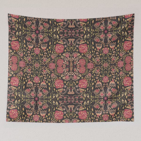 Item preview, Kalamkari Roses designed and sold by DreamKaracters.