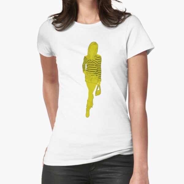 fashion girl 005 Fitted T-Shirt