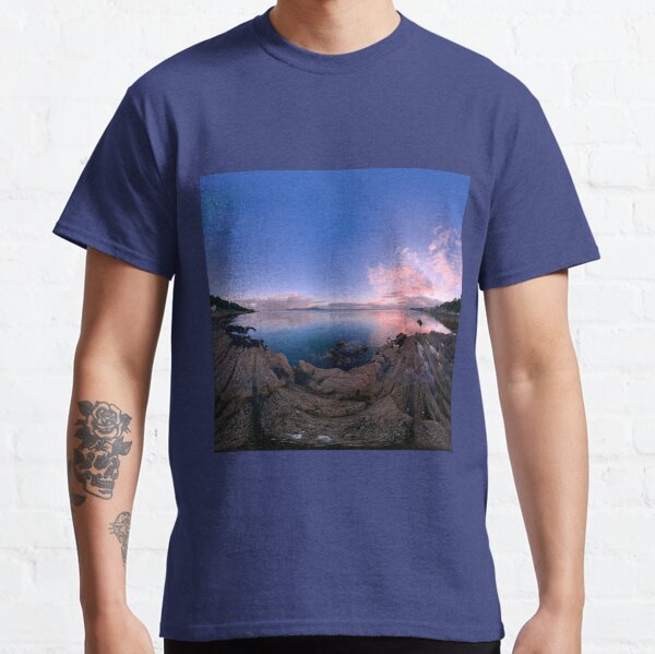 Dusk Shoreline near Moville, Donegal (Rectangular) Classic T-Shirt