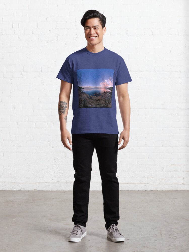 Alternate view of Dusk Shoreline near Moville, Donegal (Rectangular) Classic T-Shirt